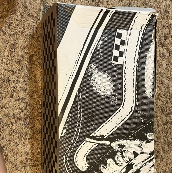 Vans Black and White SK8 High-Top Sneakers - Picture 6 of 7